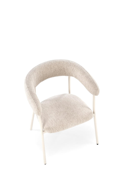 Sedia da pranzo in tessuto K557 Beige (1)