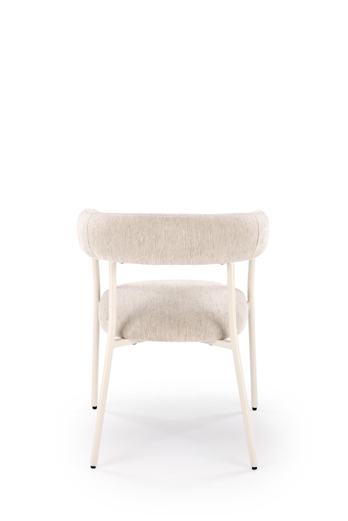 Sedia da pranzo in tessuto K557 Beige (2)