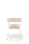 Sedia da pranzo in tessuto K557 Beige (2)