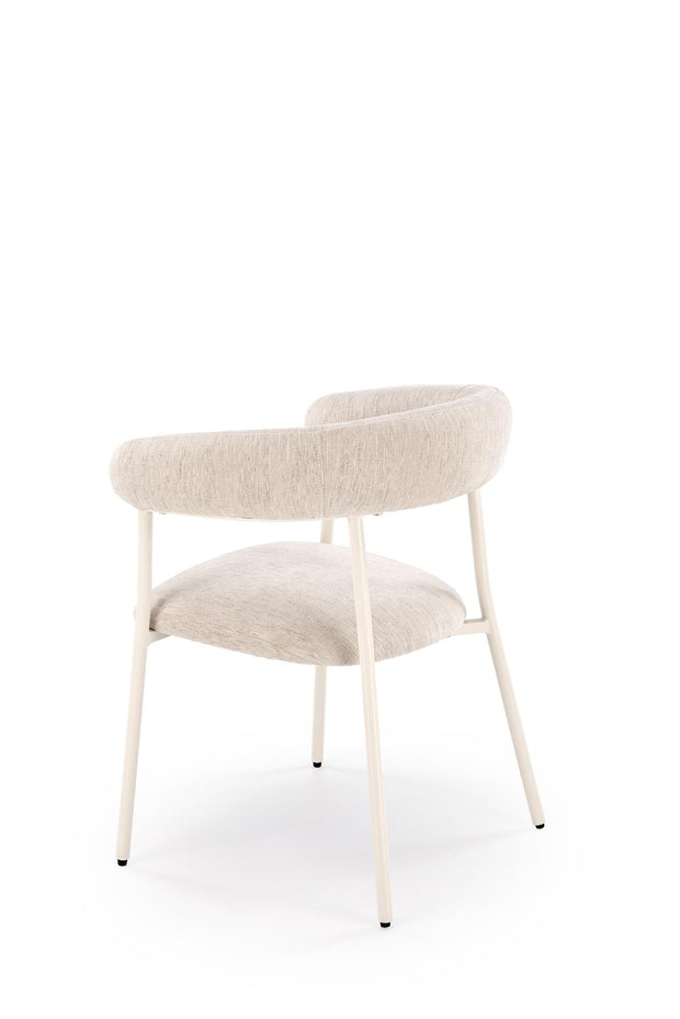 Sedia da pranzo in tessuto K557 Beige (5)