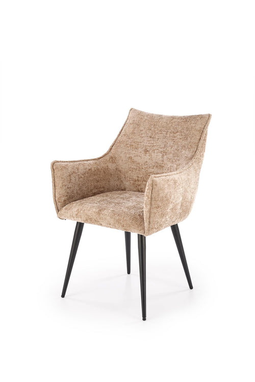 Sedia da pranzo in tessuto K559 Beige