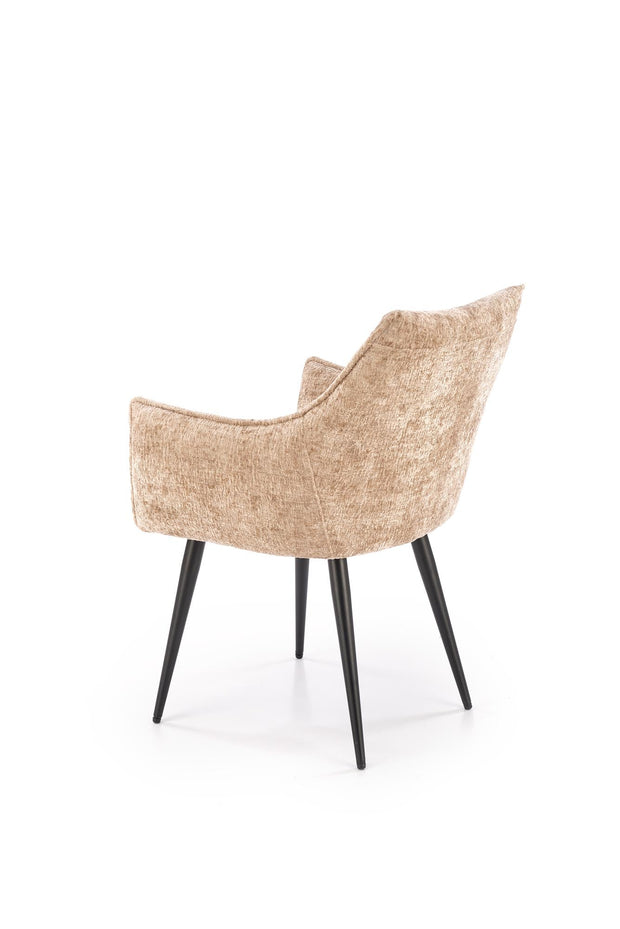 Sedia da pranzo in tessuto K559 Beige (4)