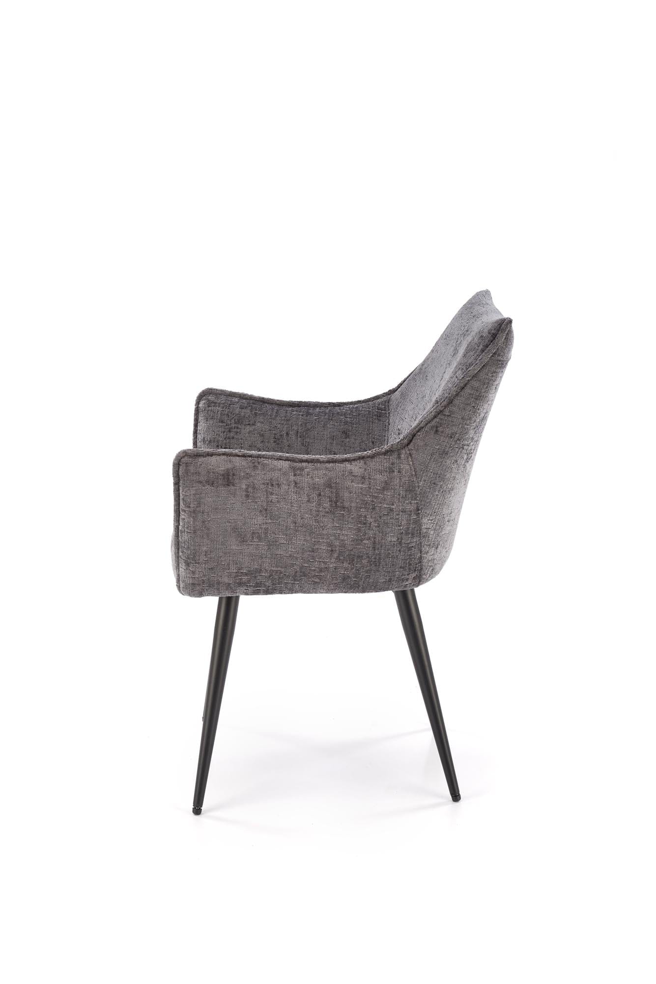 Sedia da pranzo in tessuto K559 Grigio (3)