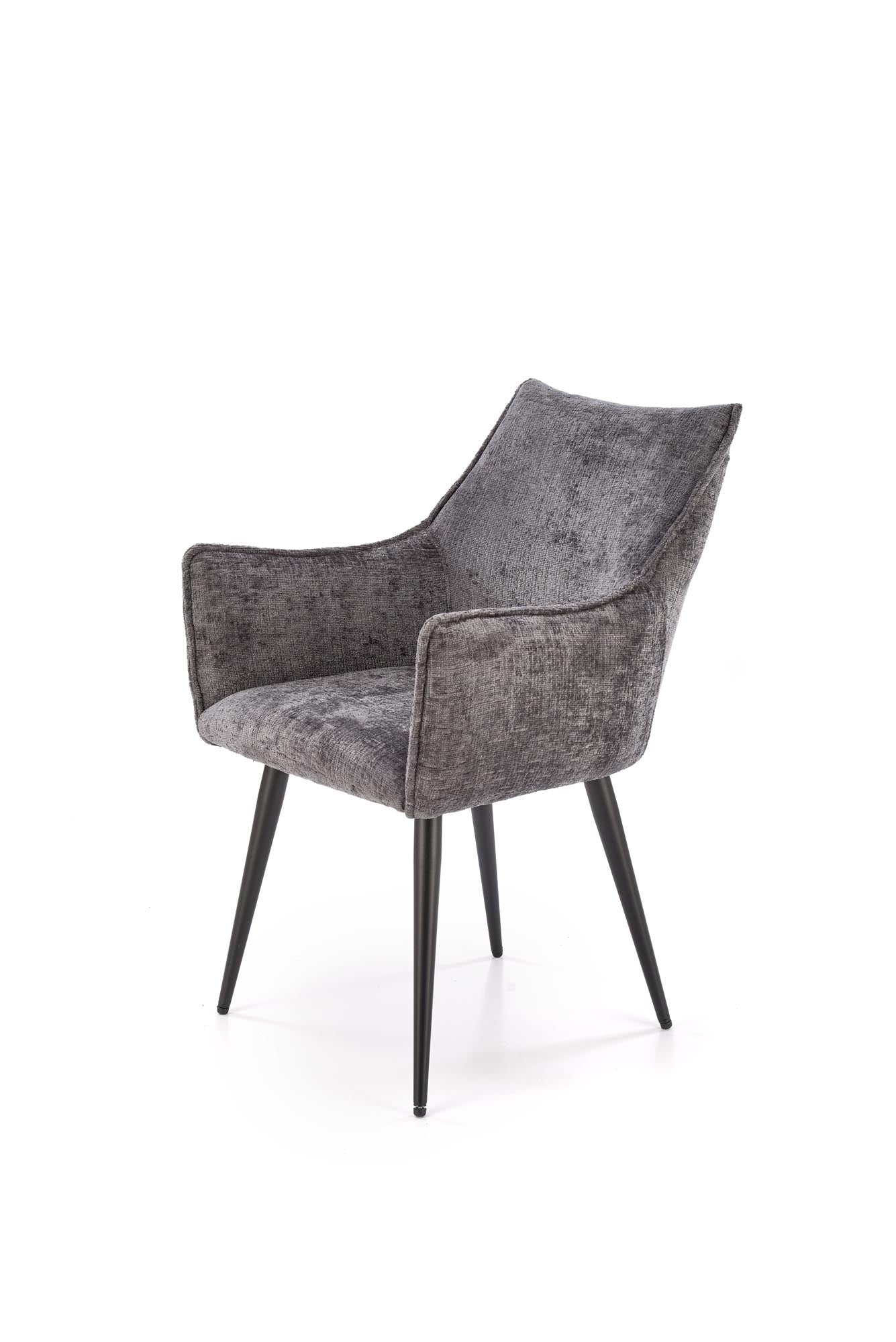 Sedia da pranzo in tessuto K559 Grigio (4)