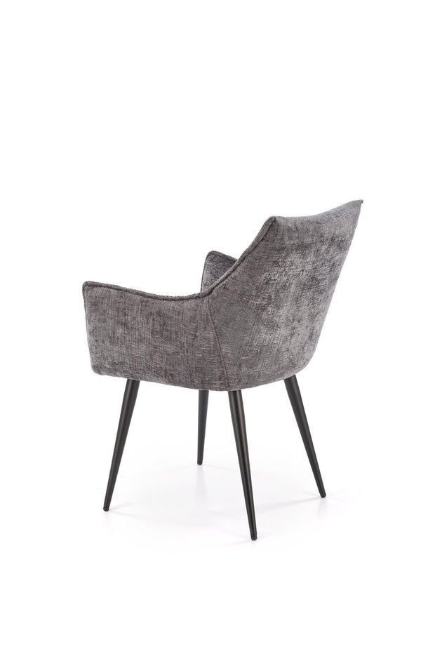 Sedia da pranzo in tessuto K559 Grigio (5)