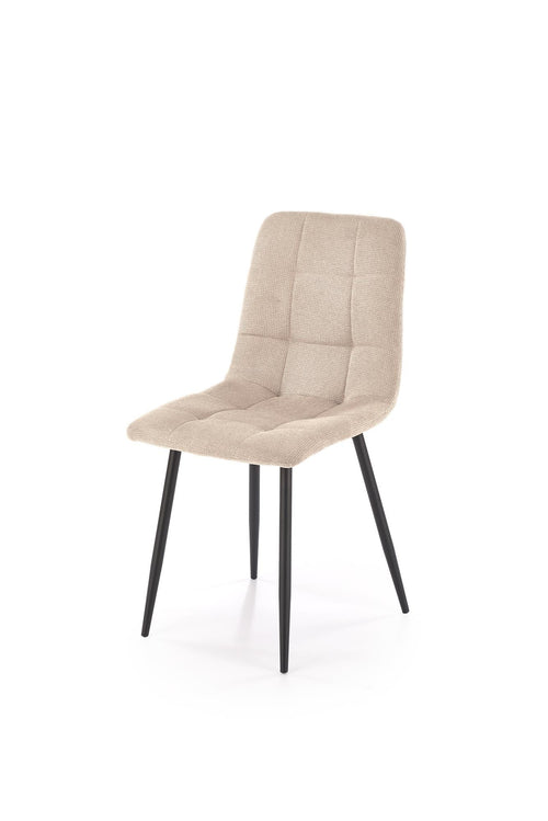 Sedia da pranzo in tessuto K560 Beige