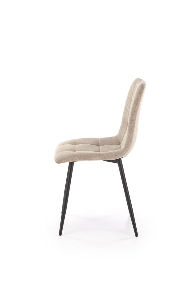 Sedia da pranzo in tessuto K560 Beige (2)