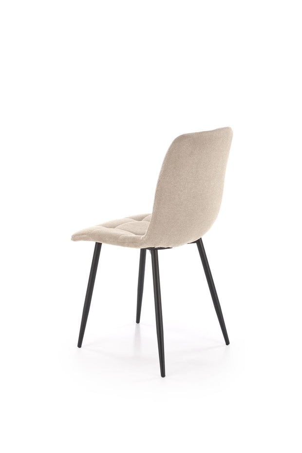 Sedia da pranzo in tessuto K560 Beige (4)