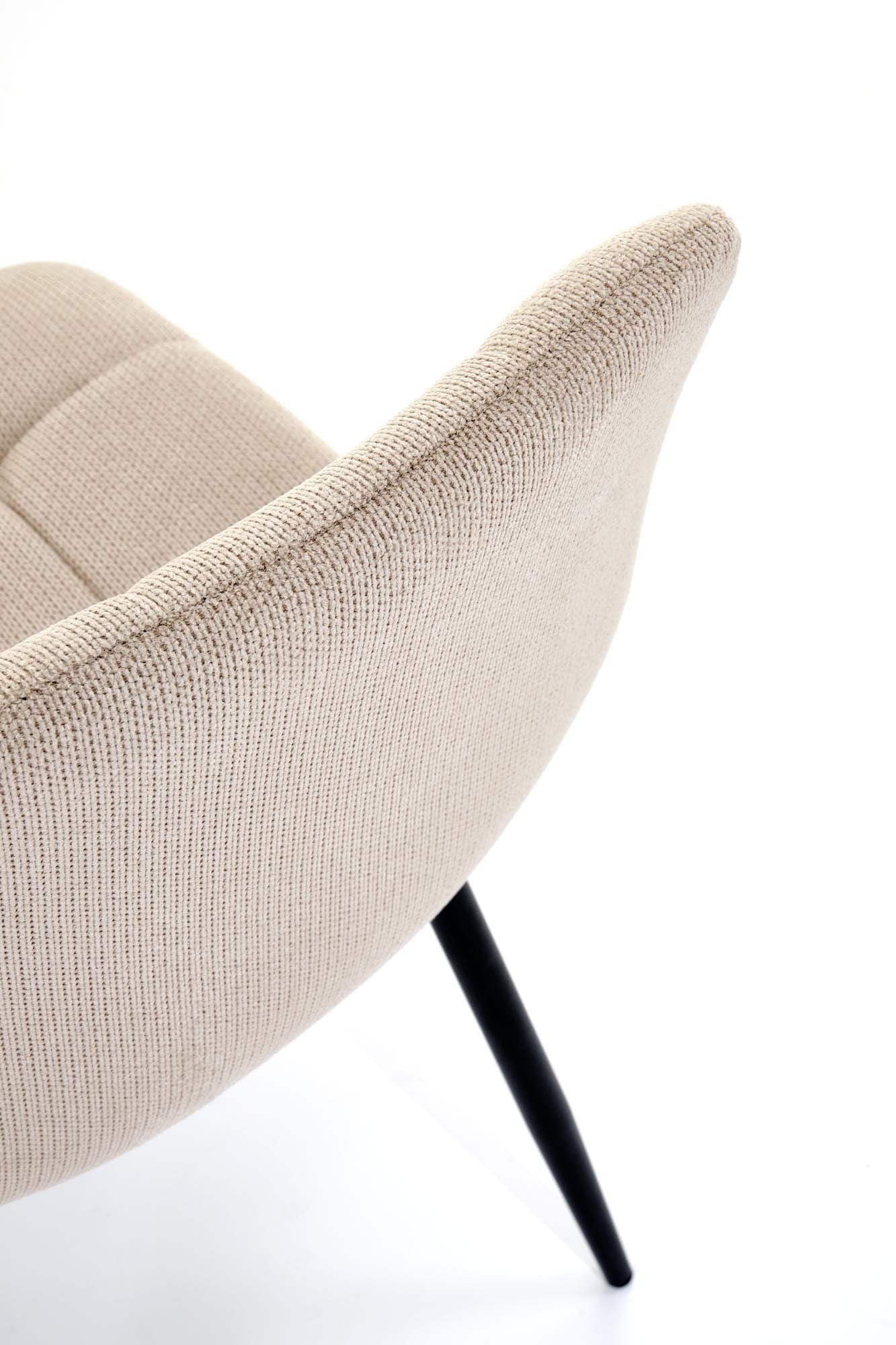 Sedia da pranzo in tessuto K560 Beige (6)