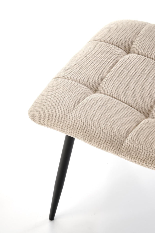 Sedia da pranzo in tessuto K560 Beige (7)