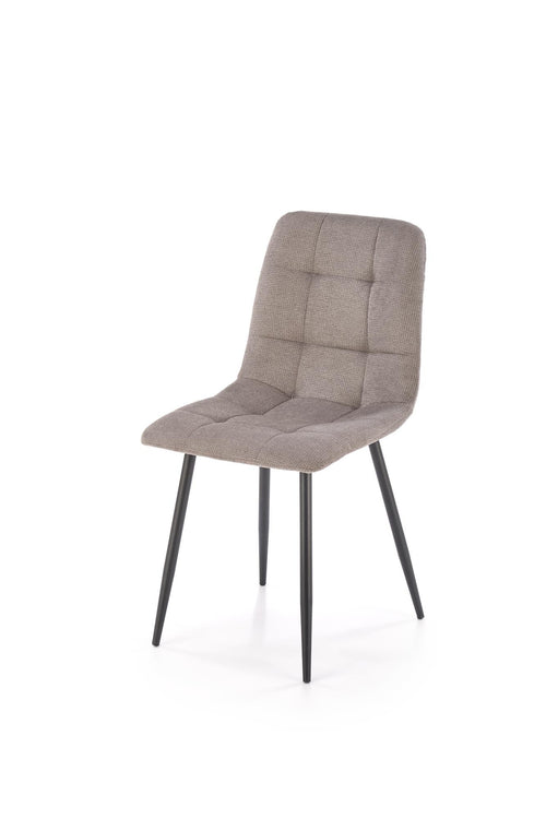Sedia da pranzo in tessuto K560 Grigio