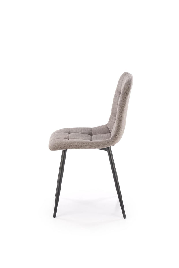 Sedia da pranzo in tessuto K560 Grigio (2)