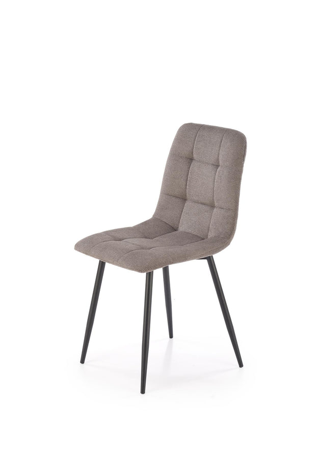 Sedia da pranzo in tessuto K560 Grigio (3)