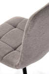 Sedia da pranzo in tessuto K560 Grigio (6)