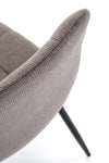 Sedia da pranzo in tessuto K560 Grigio (7)