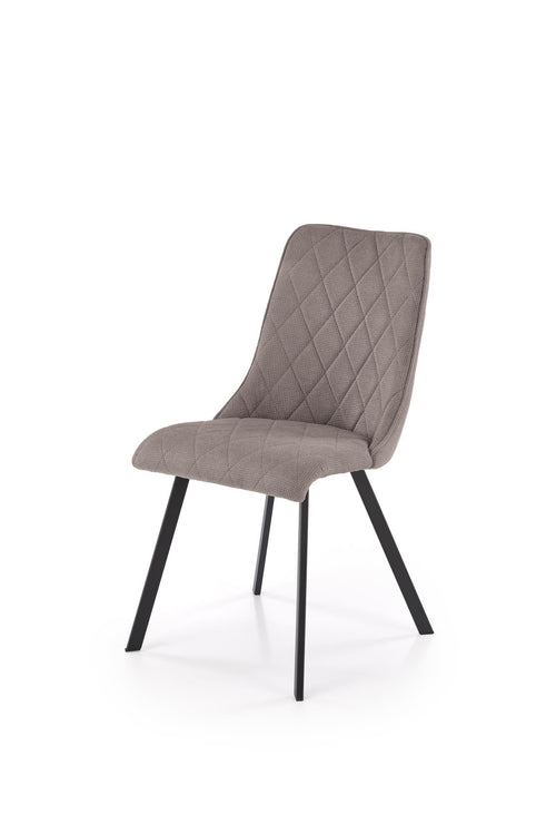 Sedia da pranzo in tessuto K561 Grigio
