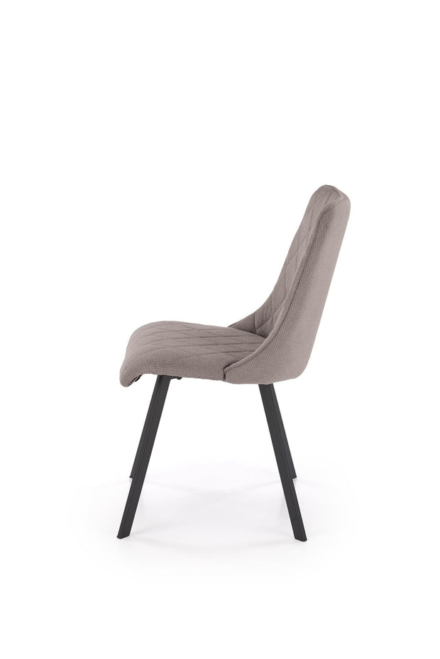 Sedia da pranzo in tessuto K561 Grigio (2)