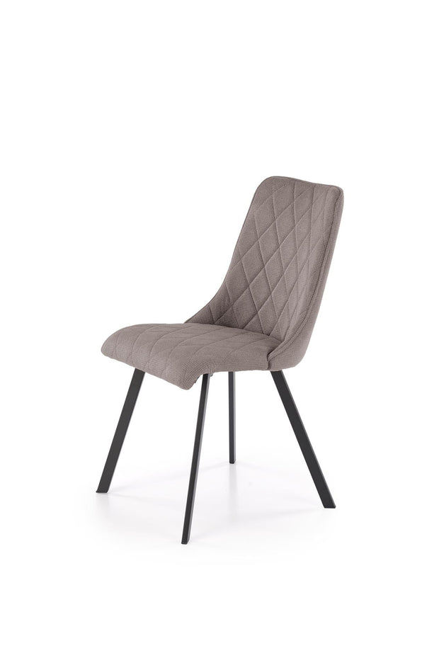 Sedia da pranzo in tessuto K561 Grigio (3)