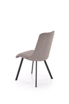 Sedia da pranzo in tessuto K561 Grigio (4)