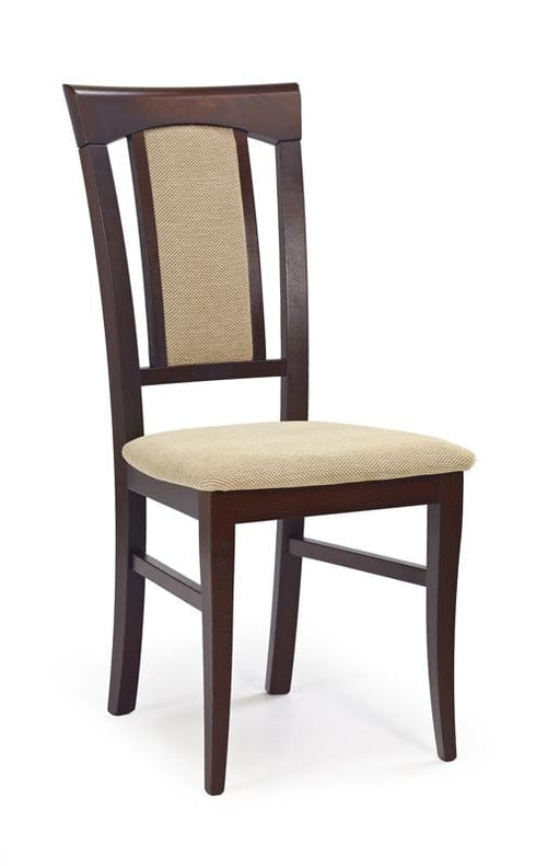 Sedia da pranzo in tessuto Korinne Beige