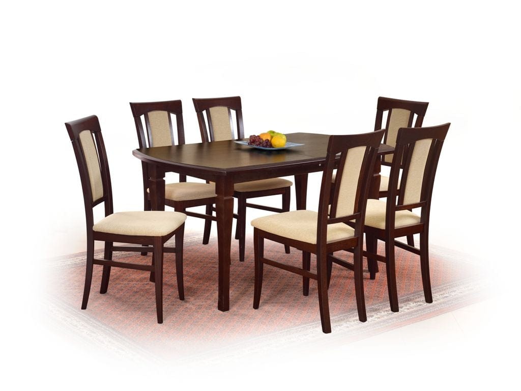 Sedia da pranzo in tessuto Korinne Beige (2)