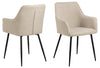Actona Sedia da pranzo in tessuto Lizzy Beige