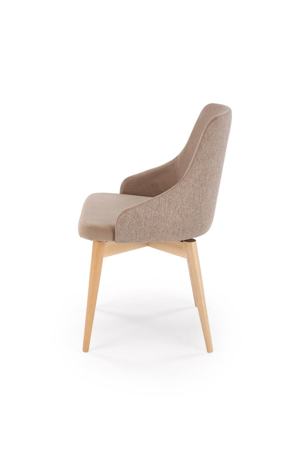 Sedia da pranzo in tessuto Malaga Beige (3)