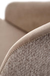 Sedia da pranzo in tessuto Malaga Beige (6)