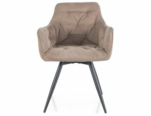 Sedia da pranzo in tessuto Mango Vardo Beige (1)