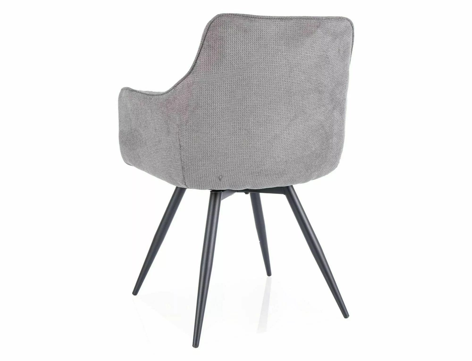 Sedia da pranzo in tessuto Mango Vardo Grigio (1)