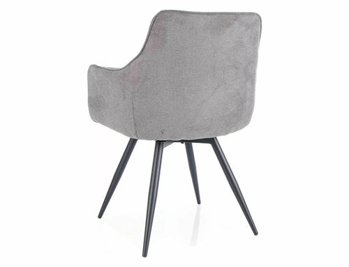Sedia da pranzo in tessuto Mango Vardo Grigio (1)