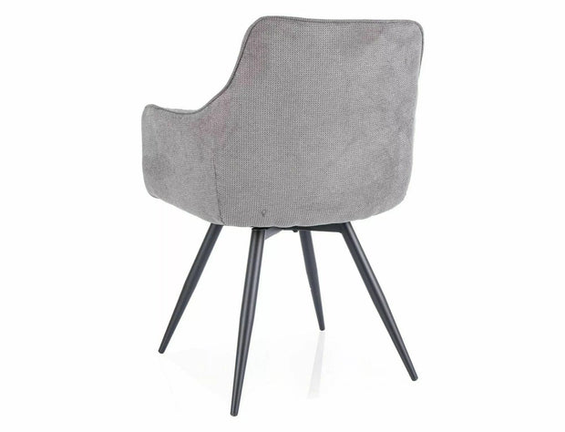 Sedia da pranzo in tessuto Mango Vardo Grigio (1)
