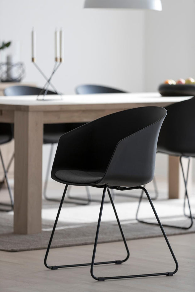 Actona Sedia da pranzo in tessuto Moon II Grigio