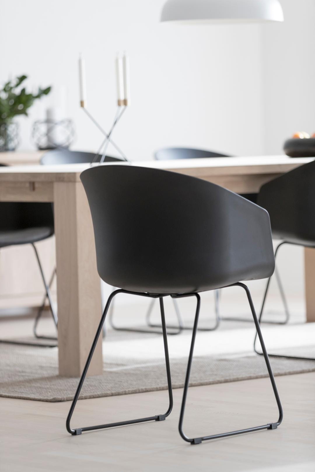 Actona Sedia da pranzo in tessuto Moon II Grigio