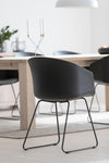 Actona Sedia da pranzo in tessuto Moon II Grigio