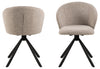 Actona Sedia da pranzo in tessuto Pippa Beige