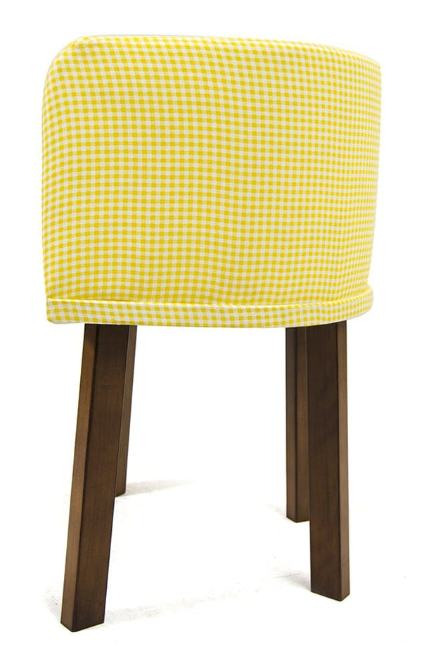 Sedia da pranzo in tessuto Plung Giallo (3)