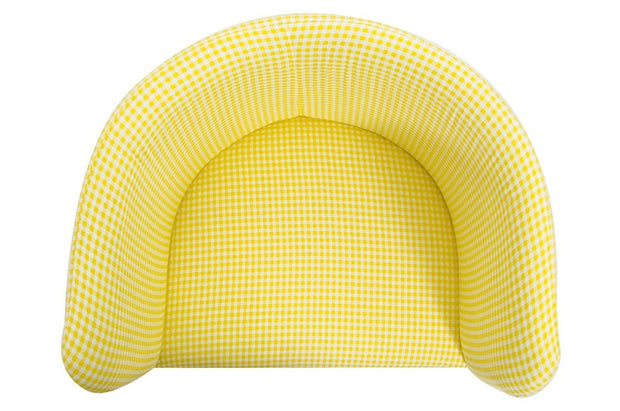 Sedia da pranzo in tessuto Plung Giallo (4)