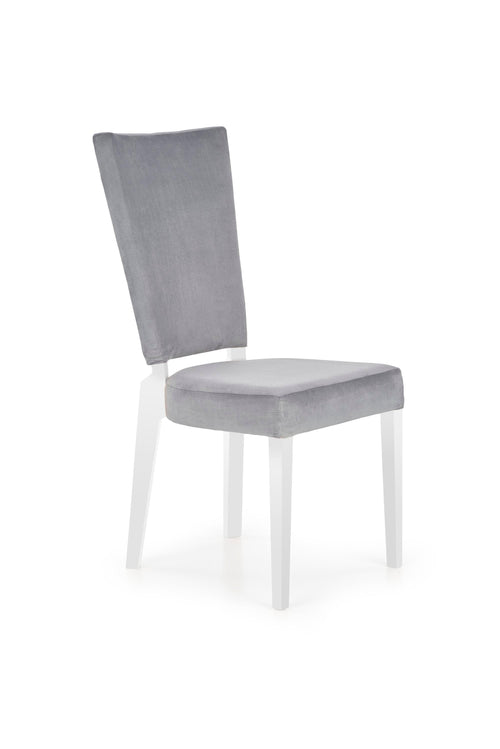 Sedia da pranzo in tessuto Rois Grigio