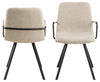 Actona Sedia da pranzo in tessuto Selina Beige