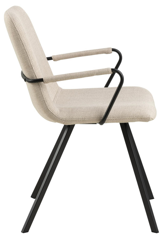 Actona Sedia da pranzo in tessuto Selina Beige