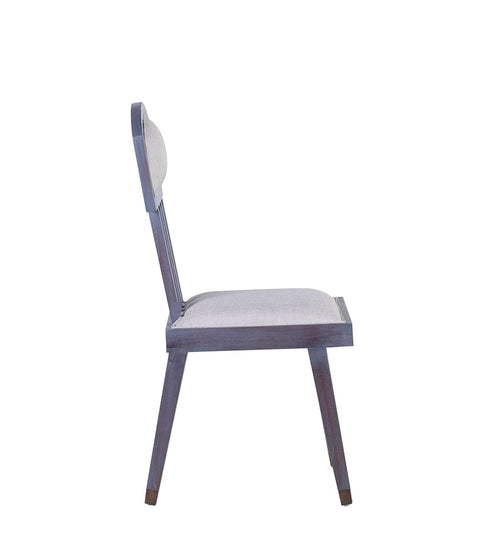 Sedia da pranzo in tessuto Spartan Blu (1)