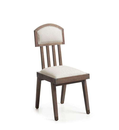 Sedia da pranzo in tessuto Spartan Marrone