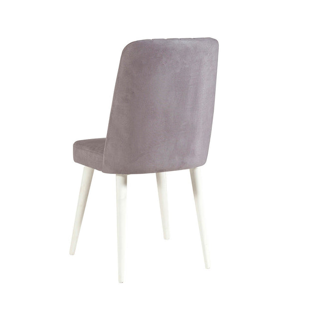 Sedia da pranzo in tessuto Stormi Alb Grigio (1)