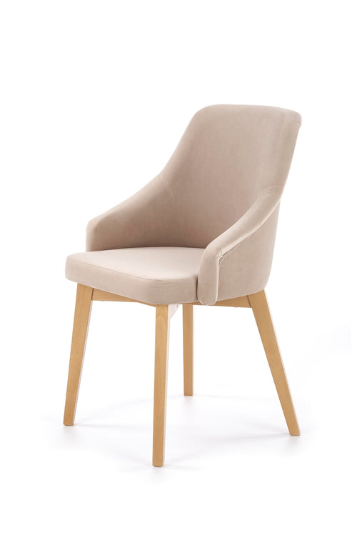 Sedia da pranzo in tessuto Toledo 2 Beige