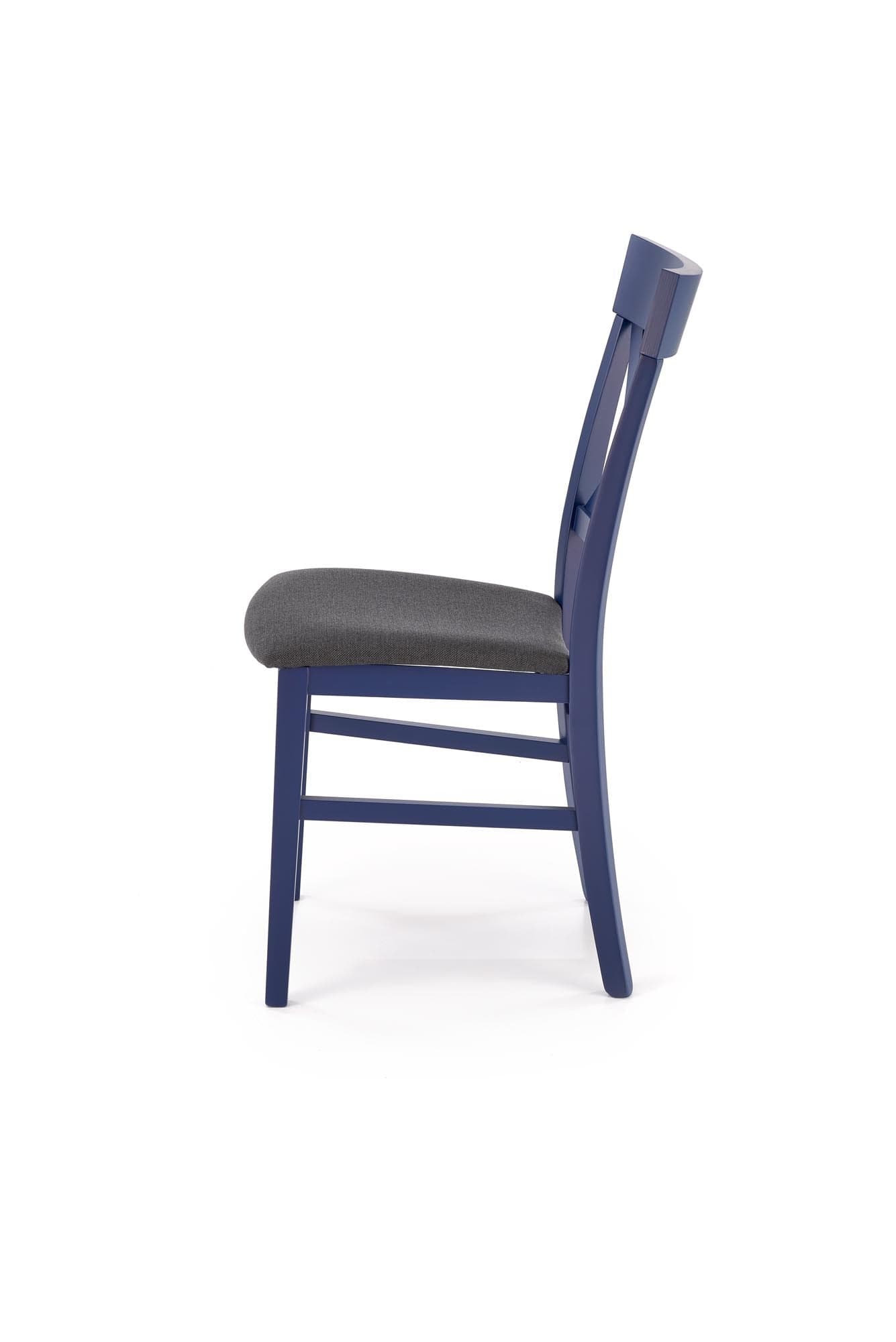 Sedia da pranzo in tessuto Tutti 2 Blu (3)