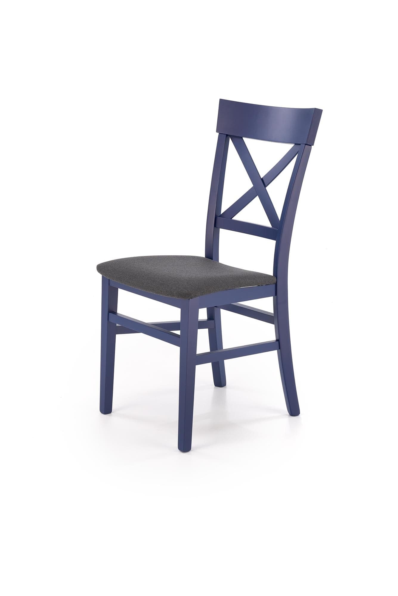 Sedia da pranzo in tessuto Tutti 2 Blu (4)