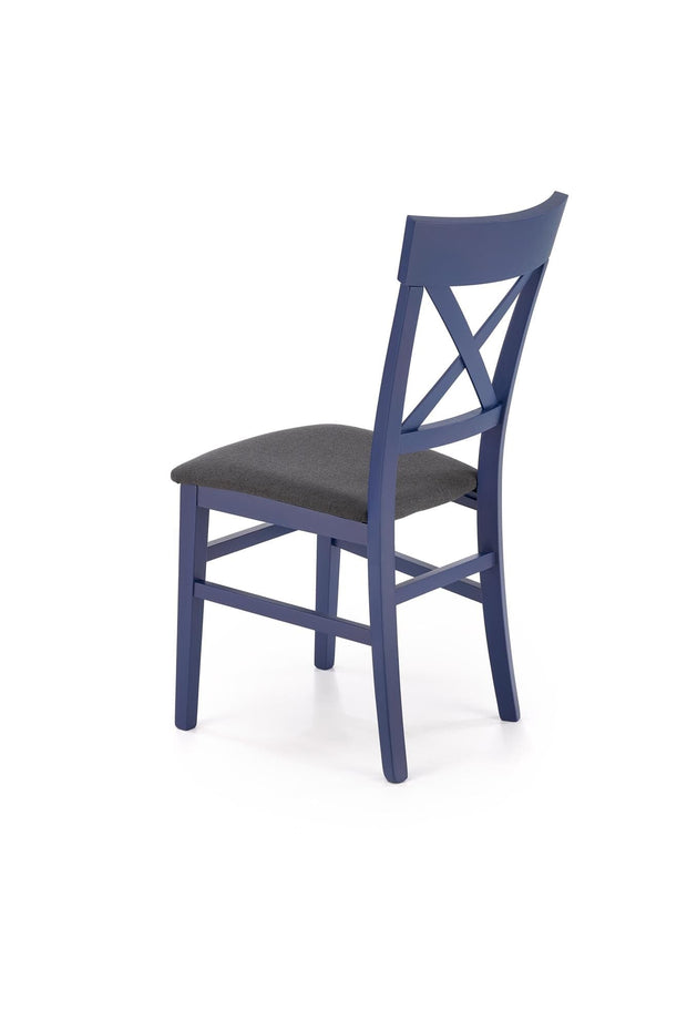 Sedia da pranzo in tessuto Tutti 2 Blu (5)