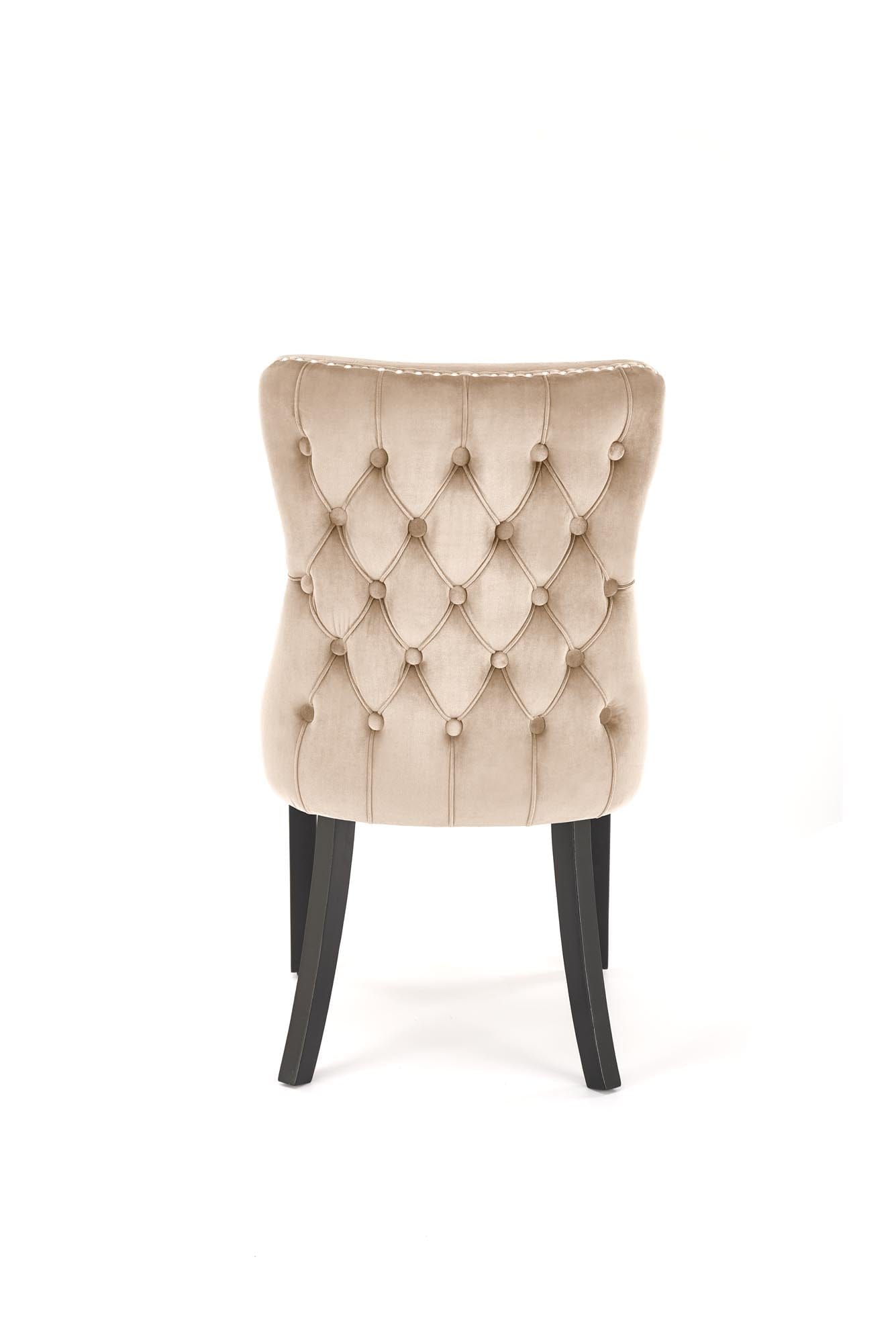 Sedia da pranzo in velluto Alda Beige (1)