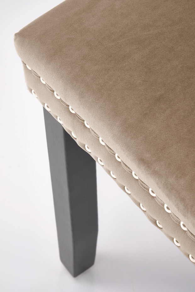 Sedia da pranzo in velluto Alda Beige (5)